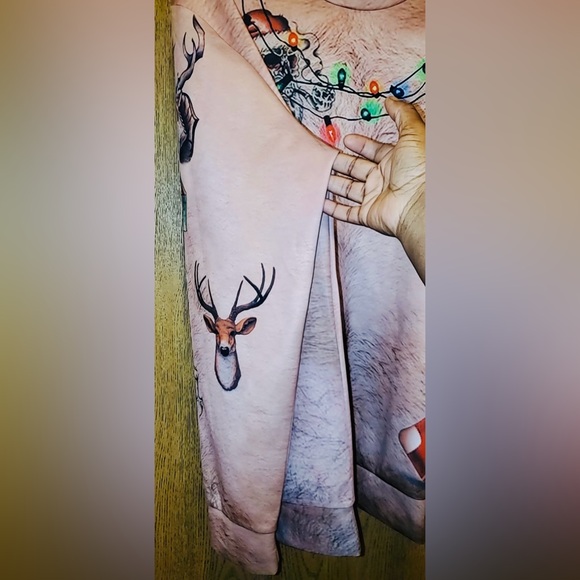 Unisex Festive 3D Print Novelty Christmas Sweater Ugly Christmas Sweatshirt XXL - Picture 8 of 12